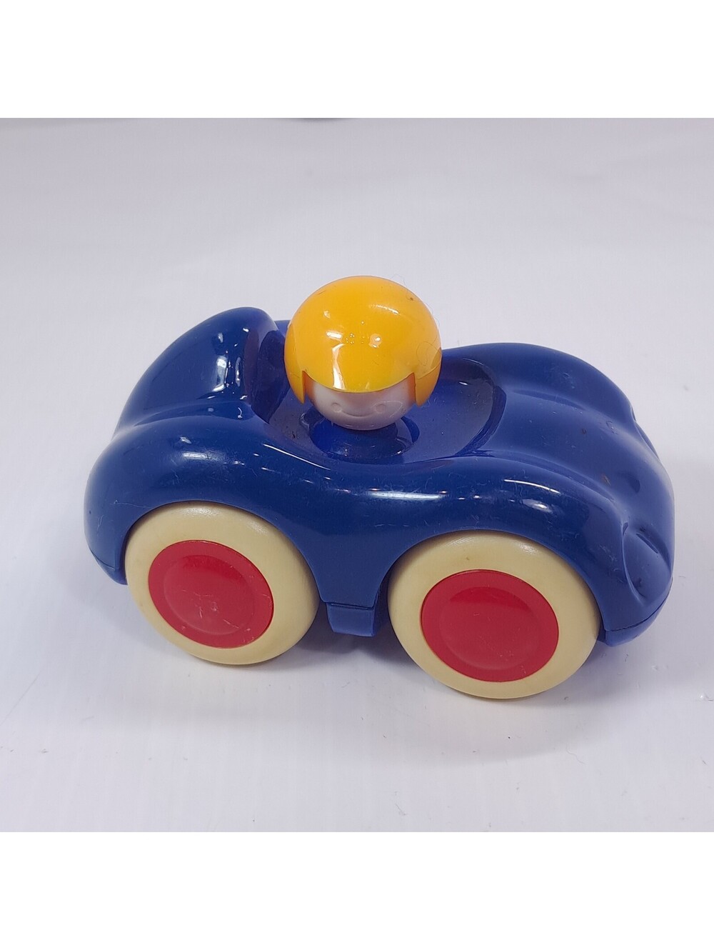 Tolo toys baby racecar blue car toy kids toddler plastic racer driver yellow red